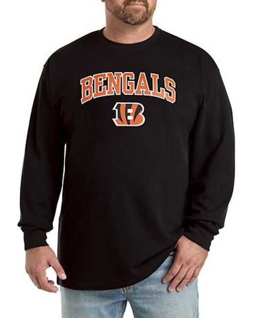 Nfl Black Big & Tall Thermal Long-Sleeve T-Shirt for men