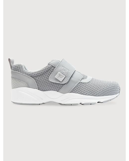 Propet Gray Big & Tall Stability X Strap for men