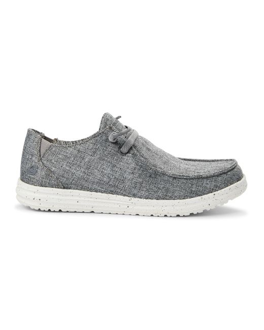 Skechers Canvas Big & Tall Melson Raymon Slip-ons in Grey (Gray) for ...