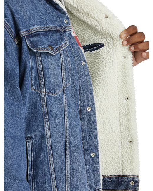 Faux Sherpa Trucker Jacket 