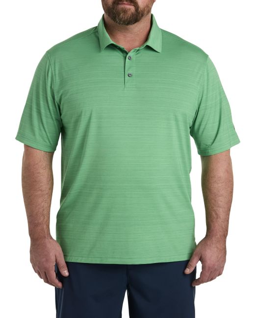 Reebok Green Big & Tall Performance Space-dyed Polo Shirt for men
