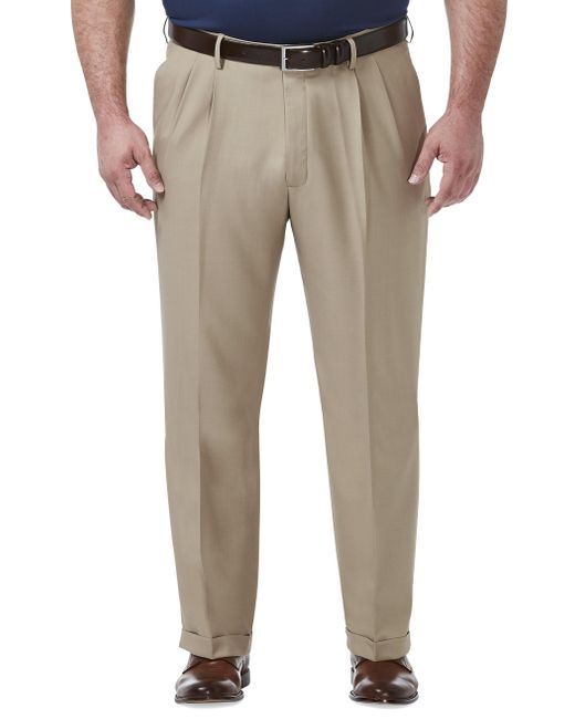 Stretch Pleated Dress Pants 