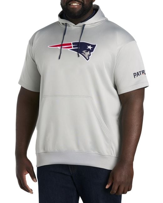 Nfl Big & Tall Hooded Graphic Tee in Gray for Men