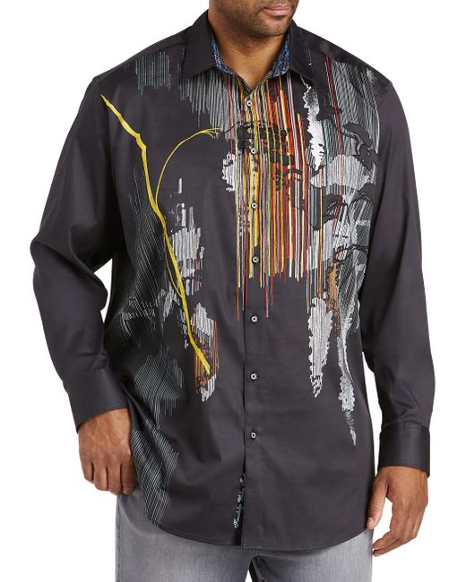 Robert Graham Cotton Big \u0026 Tall Sapporo 