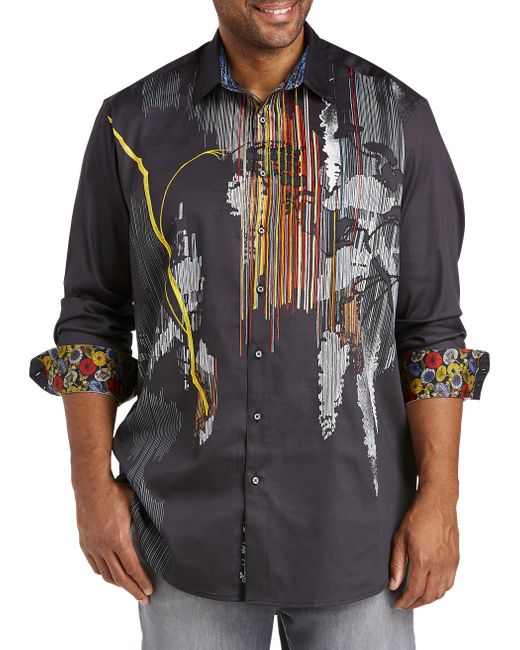 Robert Graham Cotton Big \u0026 Tall Sapporo 