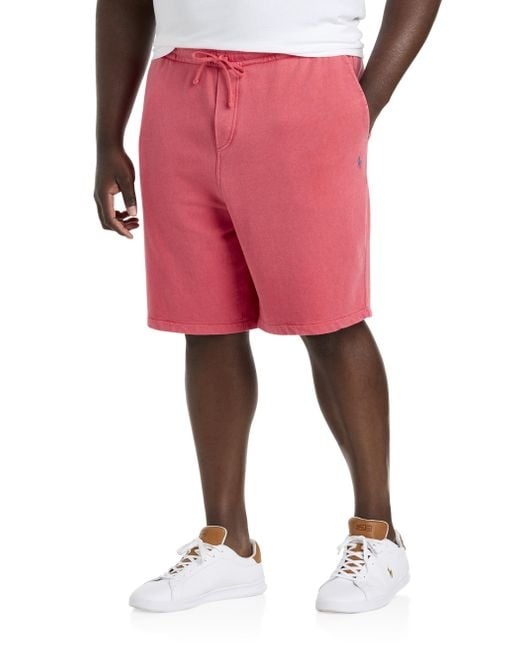 Polo Ralph Lauren Pink Big & Tall Spa Terry Shorts for men