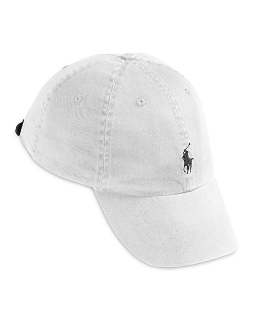 Polo Ralph Lauren Big & Tall Xl Baseball Cap in White for Men | Lyst