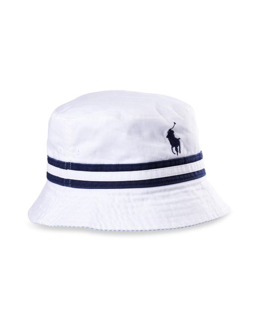 Polo Ralph Lauren Blue Big & Tall Reversible Bucket Hat for men
