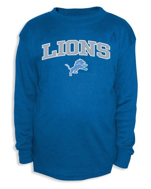 Nfl Big & Tall Thermal Long-sleeve T-shirt in Blue for Men | Lyst