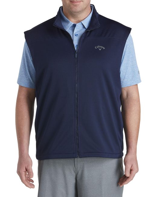 Tall High-gauge Fleece Golf Vest 