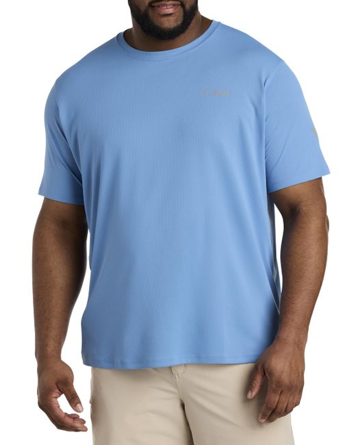 Columbia Blue Big & Tall Summit Valley T-shirt for men