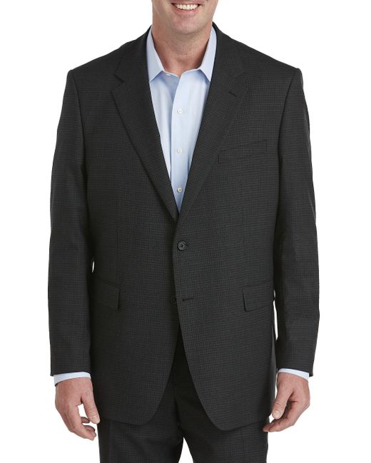 Jack Victor Big & Tall Jv Reflex Small Check Stretch Suit Jacket in ...