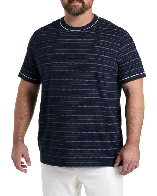 Nautica Blue Big & Tall Striped T-shirt for men