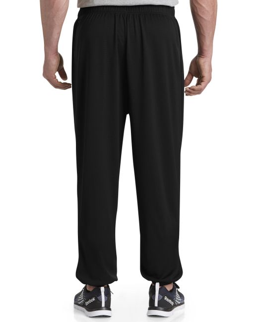 Reebok Synthetic Big & Tall Speedwick Tech Pants in Black for Men - Lyst