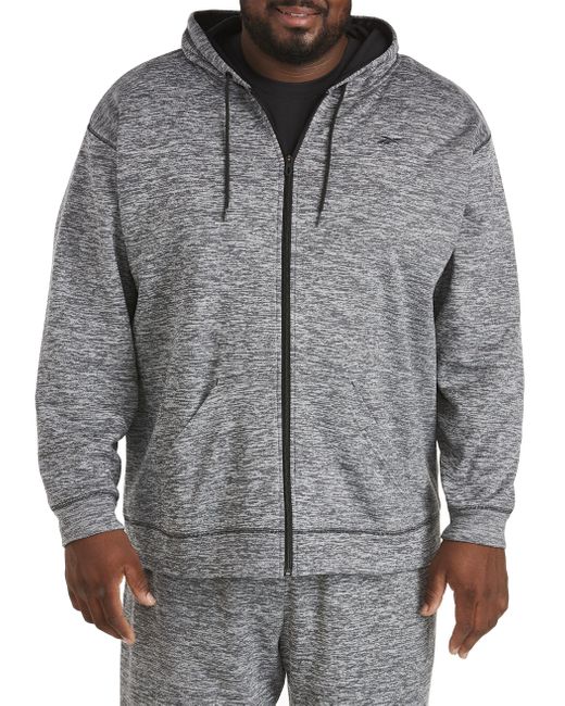 reebok fleece jacket full zip