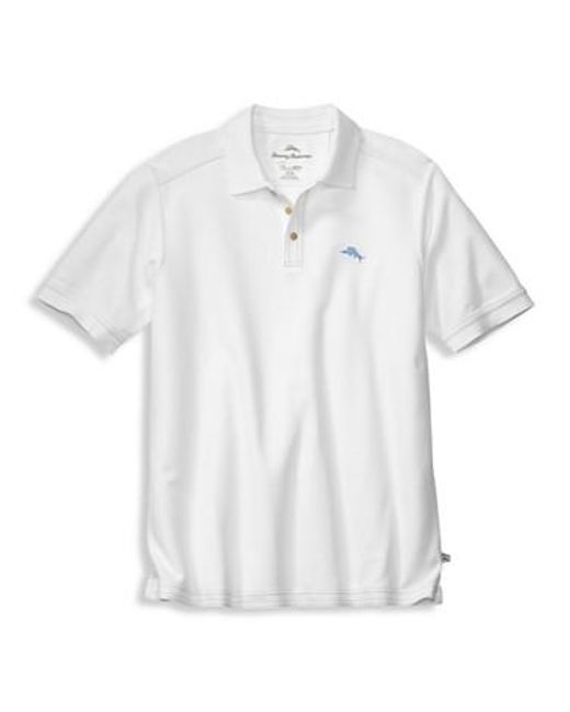 Tommy Bahama Men's White Big Tall Emfielder Polo Shirt