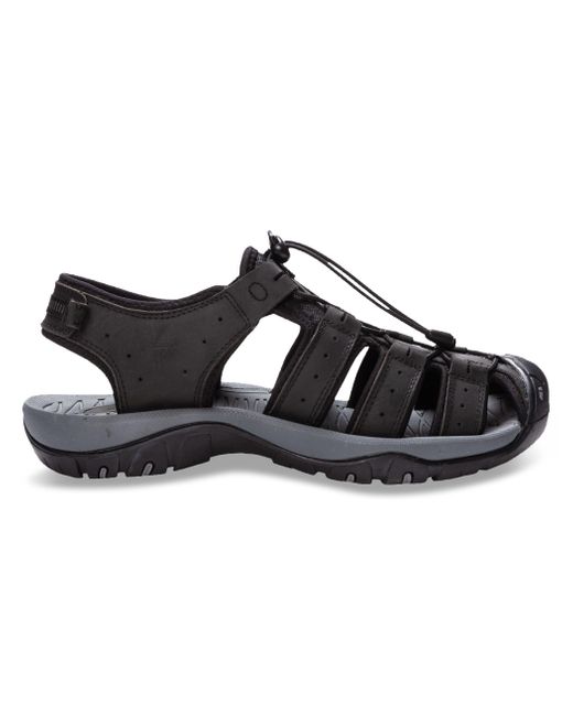 Propet Big & Tall Kona Fisherman Sandals in Black/Grey (Black) for Men - Lyst
