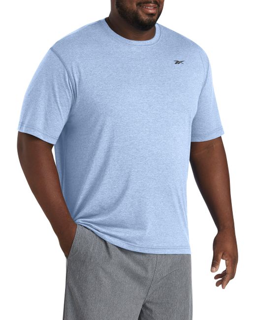 Reebok Blue Big & Tall Performance Jersey Tech T-shirt for men