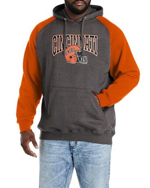 Nfl Gray Big & Tall Team Colorblocked Hoodie for men