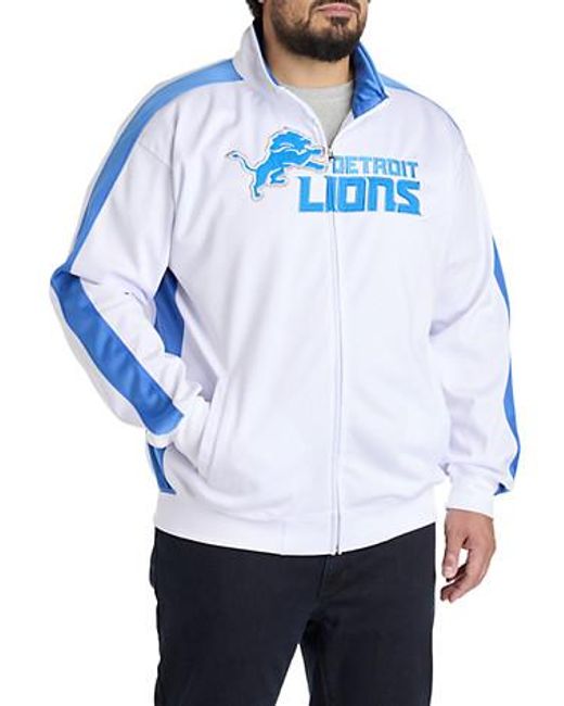 Nfl Blue Big & Tall Performance Zip-Front Hoodie for men