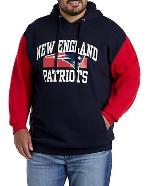 Nfl Blue Big & Tall Raglan Hoodie for men