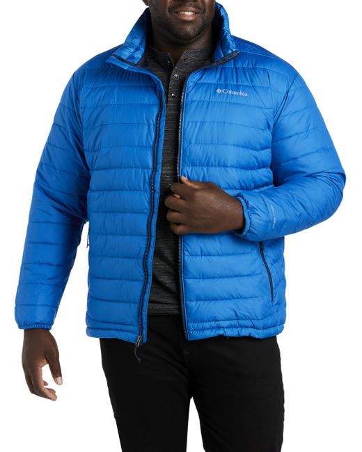 Columbia Big Tall Powder Lite Jacket in Blue for Men Lyst