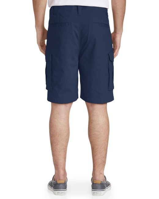 nautica stretch ripstop cotton cargo shorts