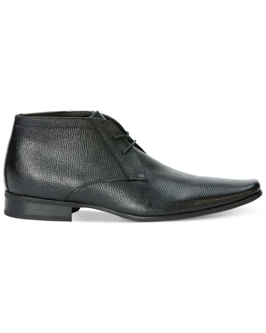 uitslag Uitlijnen Ter ere van Calvin Klein Ballard Epi Textured Leather Boots in Black for Men | Lyst