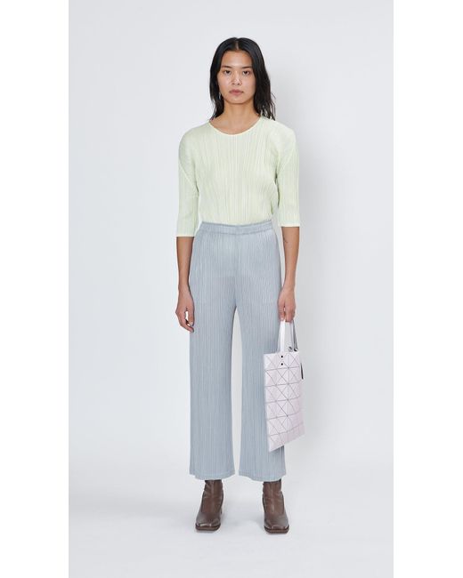 Pleats Please Issey Miyake Forward 1 Pant In Cool Grey | Lyst