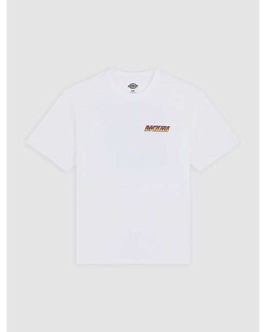 Dickies Green Nashport Pit Crew Midweight T-Shirt for men