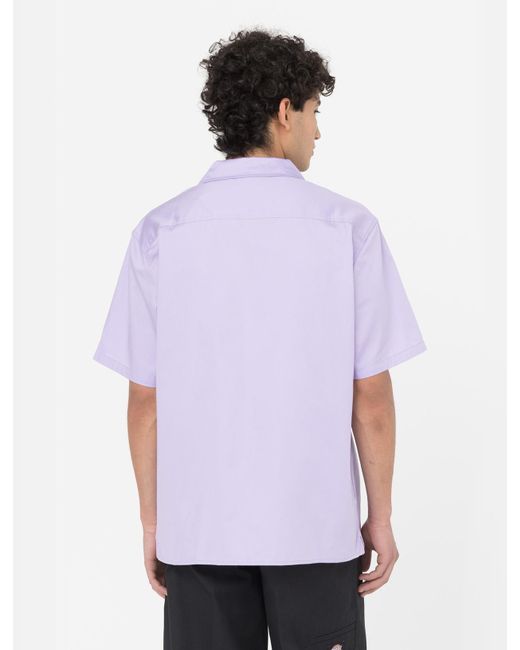 Dickies Westover Kurzarm Hemd in Purple für Herren