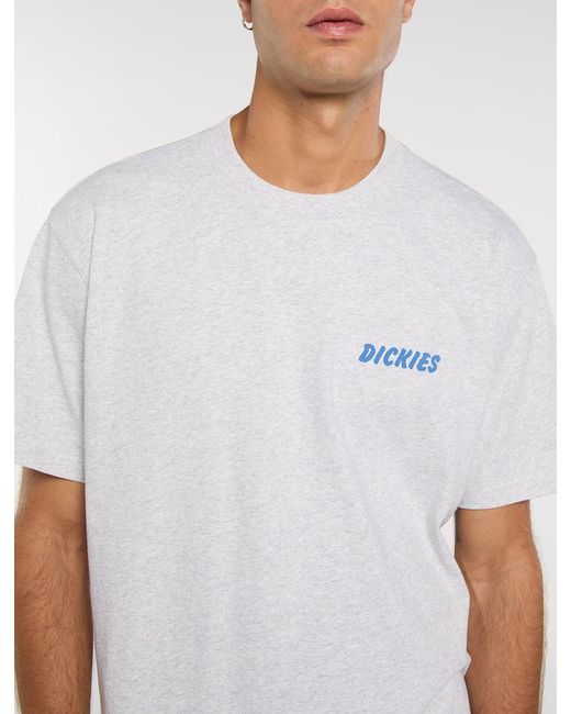 Dickies Blue Dry Ridge Lightweight T-Shirt for men