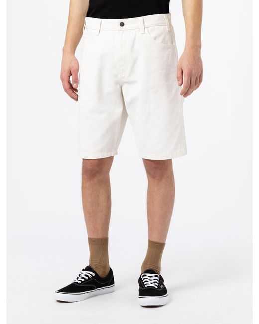Shorts Duck Canvas Uomo di Dickies in White da Uomo