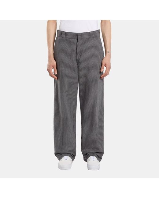 Pantalon Ample À Rayures Lima, Homme, Taille Dickies pour homme en coloris Gray