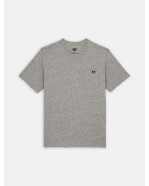 Dickies Gray Luray Short Sleeve Pocket T-shirt for men