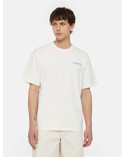 T-Shirt Manches Courtes Wakefield Dickies pour homme en coloris White