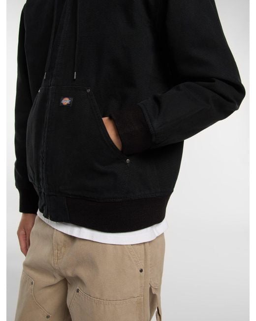 Veste À Capuche En Toile Hilham, Homme, Taille Dickies pour homme en coloris Black