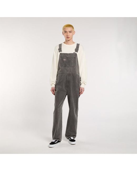 Dickies Denim Classic Latzhose, Herren, Größe in White für Herren