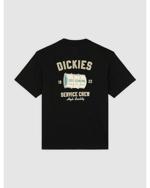 Dickies Black Service Crew T-Shirt for men