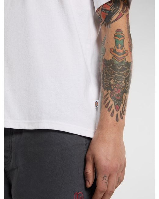 Dickies Green Nashport Pit Crew Midweight T-Shirt for men