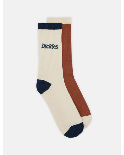 Dickies White Ness City Socks