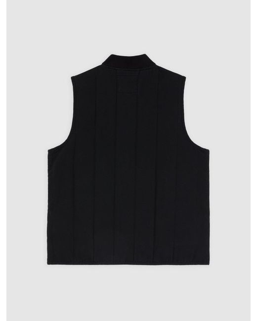 Veste Sans Manches Matelassée En Toile, Homme, Taille Dickies pour homme en coloris Black
