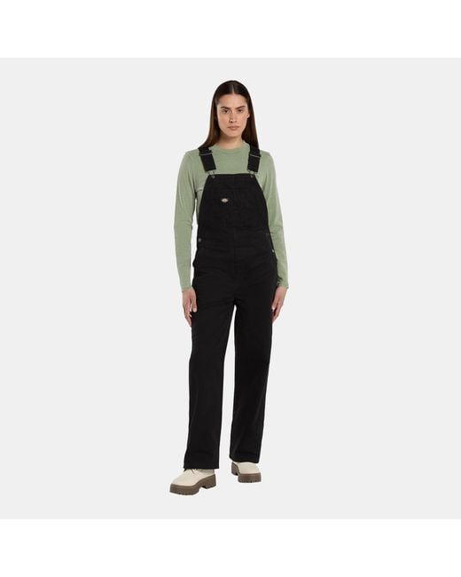 Peto De Lona Holgado, Mujer, Talla Dickies de color Black