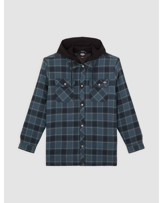 Chemise À Capuche En Polaire Et Flanelle, Homme, Taille Dickies pour homme en coloris Blue