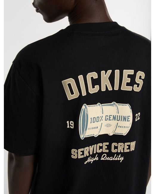 Dickies Black Service Crew T-Shirt for men