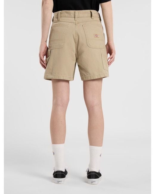 Short Carpenter Duck Canvas, Femme, Taille Dickies en coloris Natural