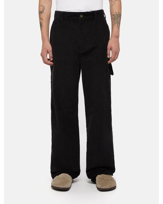 Pantalon Carpenter En Velours Côtelé, Homme, Taille Dickies pour homme en coloris Black