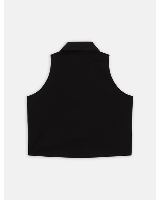 Dickies Black Sleeveless Work Shirt