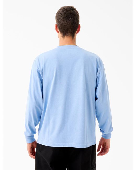 Dickies Blue Tom Knox Panel Graphic Long Sleeve T-shirt for men