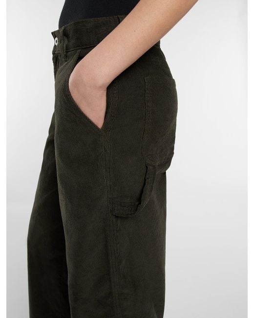Pantalon Carpenter En Velours Côtelé, Femme, Taille Dickies en coloris Black